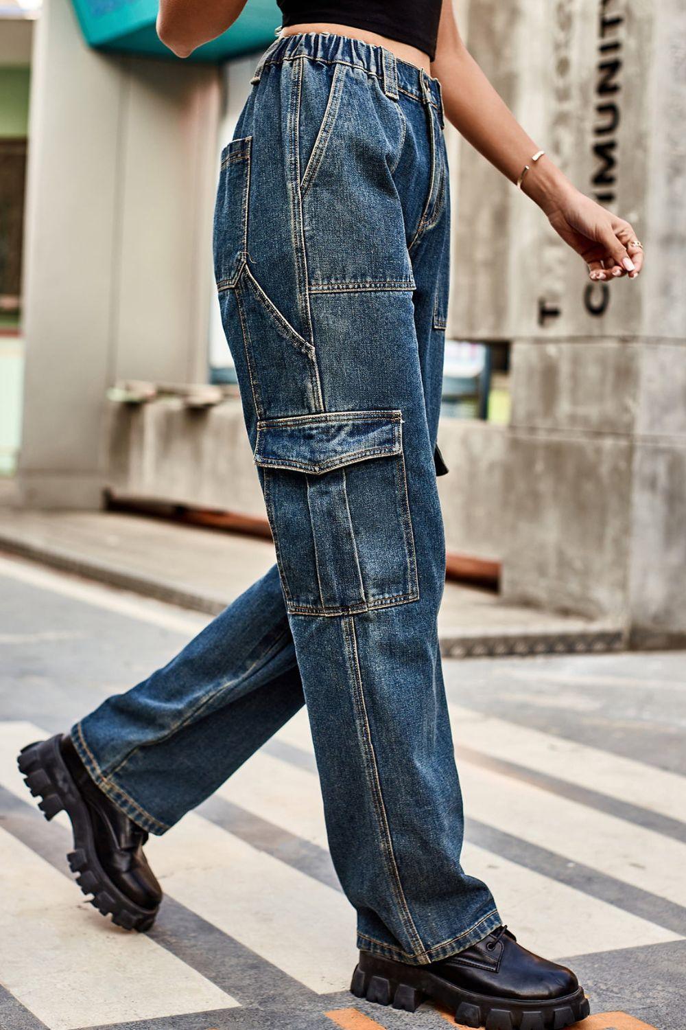 Loose Fit Long Pants with Pockets Carauana Store