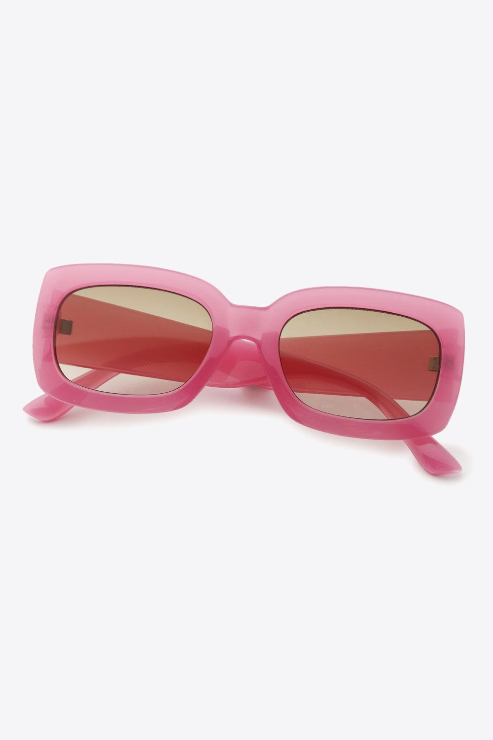 Polycarbonate Frame Rectangle Sunglasses Carauana Store