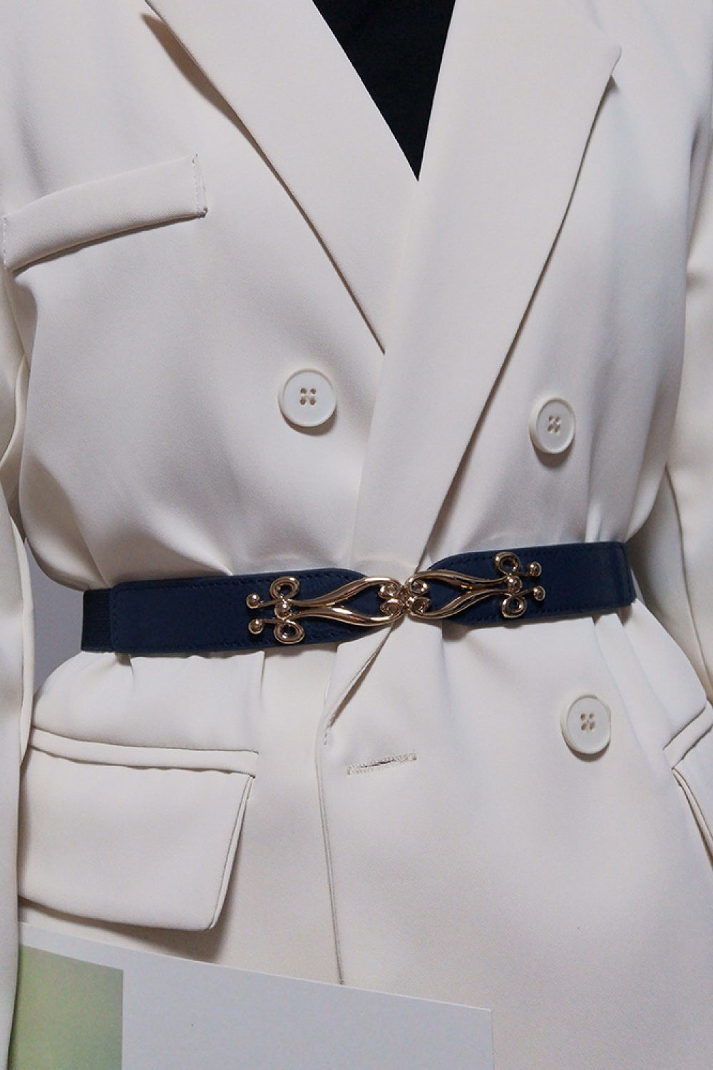 Alloy Buckle Elastic Belt Carauana Store