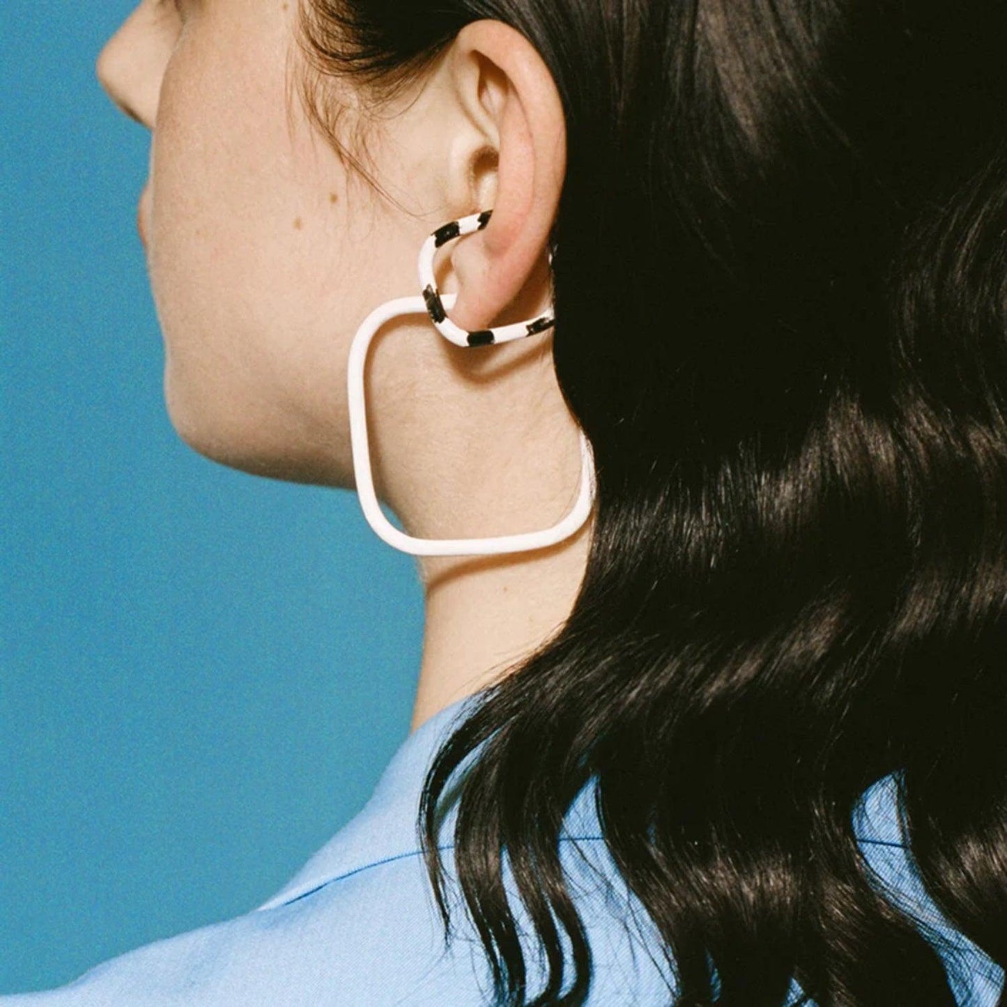 Stainless Steel Oil Drip Cuff Earrings Carauana Store