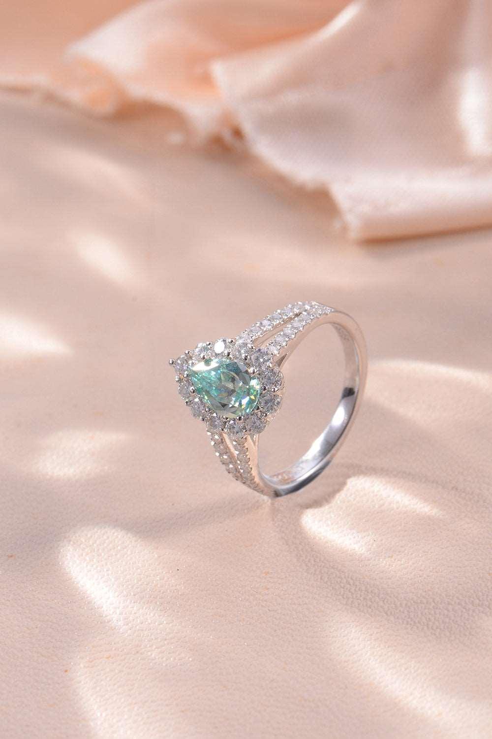 1 Carat Moissanite 925 Sterling Silver Ring Carauana Store
