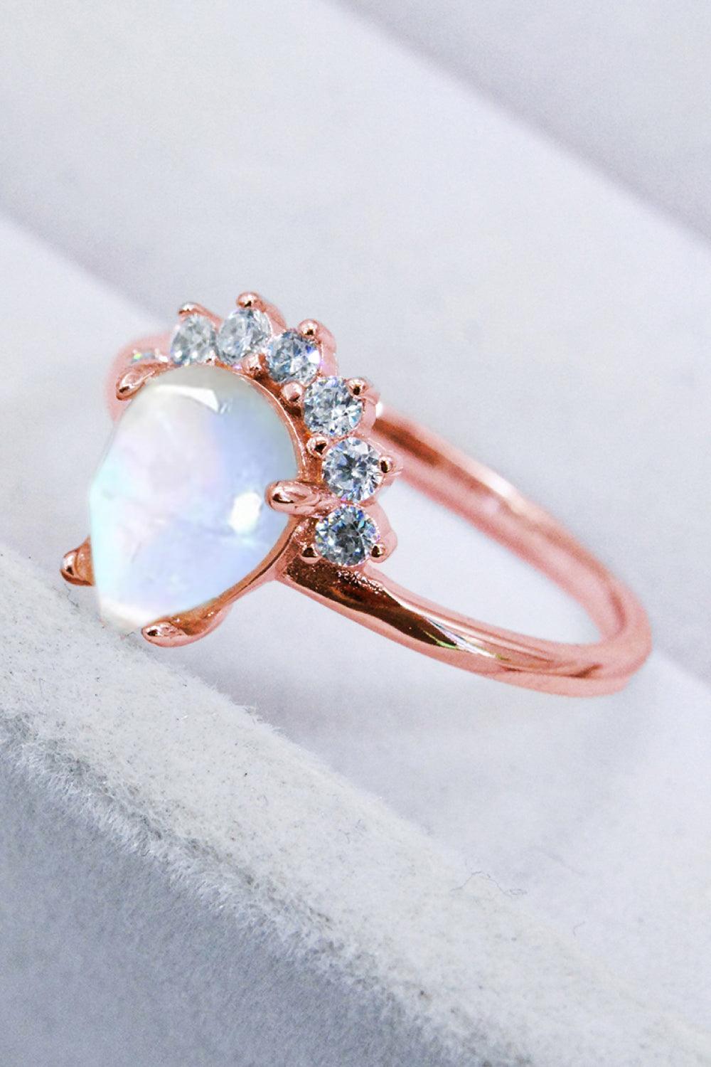 925 Sterling Silver Moonstone Ring Carauana Store