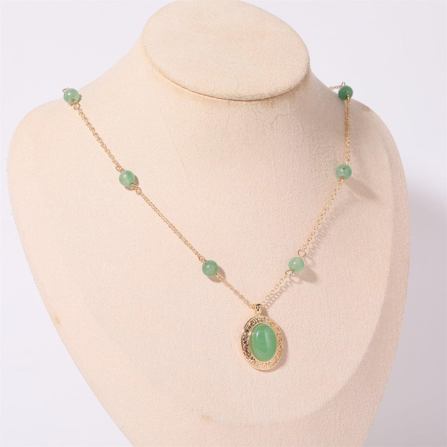 Copper Natural Crystal Pendant Necklace Carauana Store