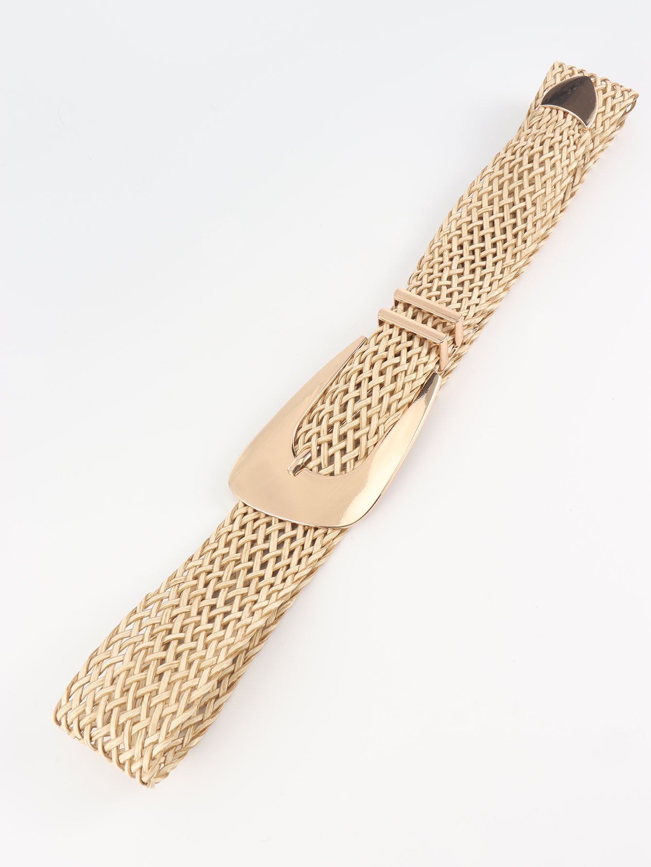 Irregular Buckle Braid Belt Carauana Store
