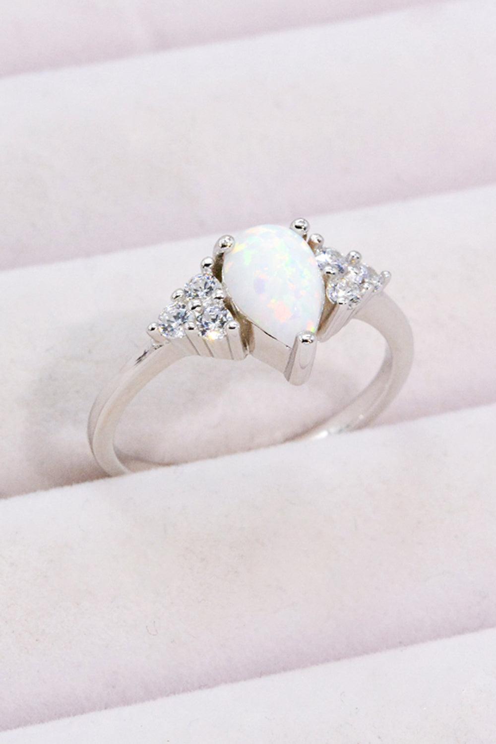 Limitless Love Opal and Zircon Ring Carauana Store