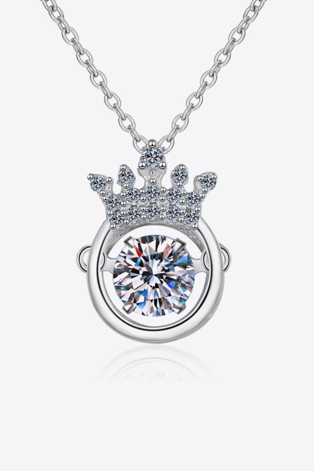 Moissanite 925 Sterling Silver Necklace Carauana Store