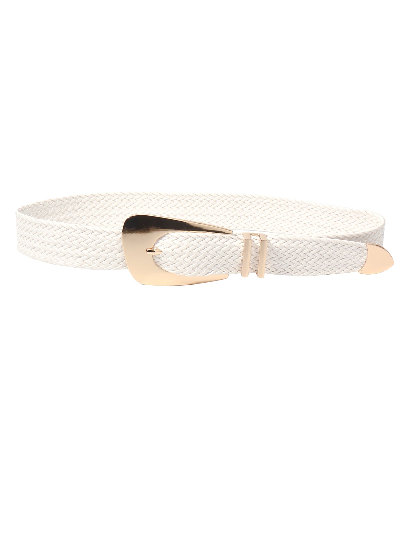 Irregular Buckle Braid Belt Carauana Store