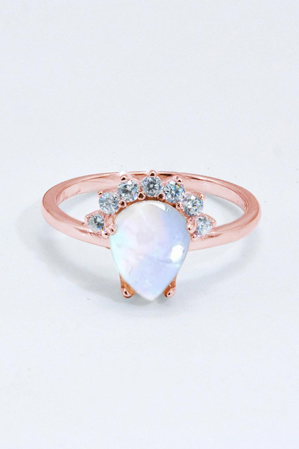 925 Sterling Silver Moonstone Ring Carauana Store