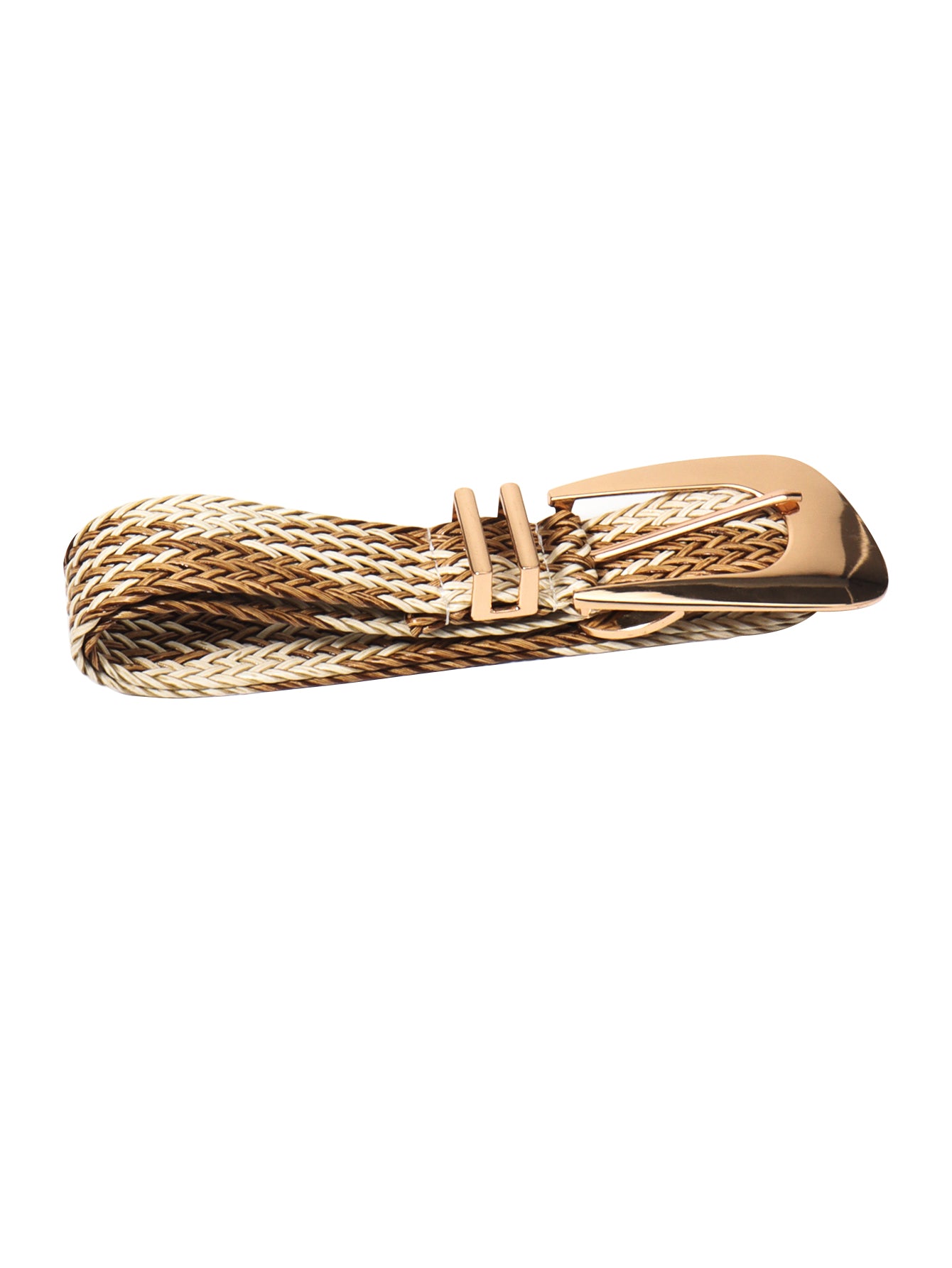 Irregular Buckle Braid Belt Carauana Store