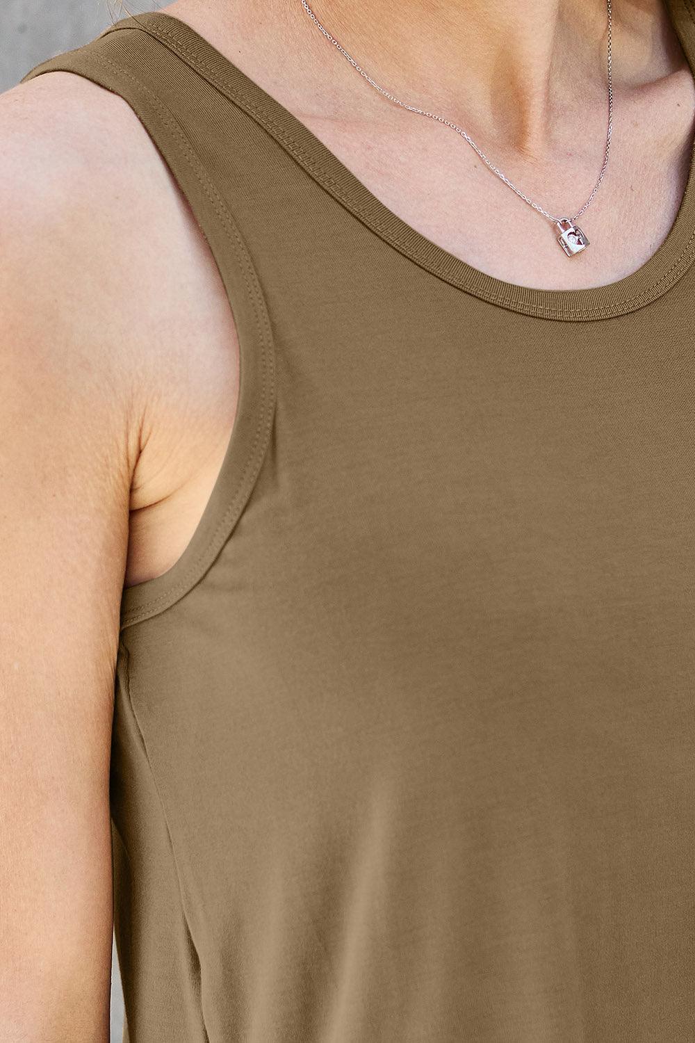 Basic Bae Full Size Round Neck Tank Carauana Store