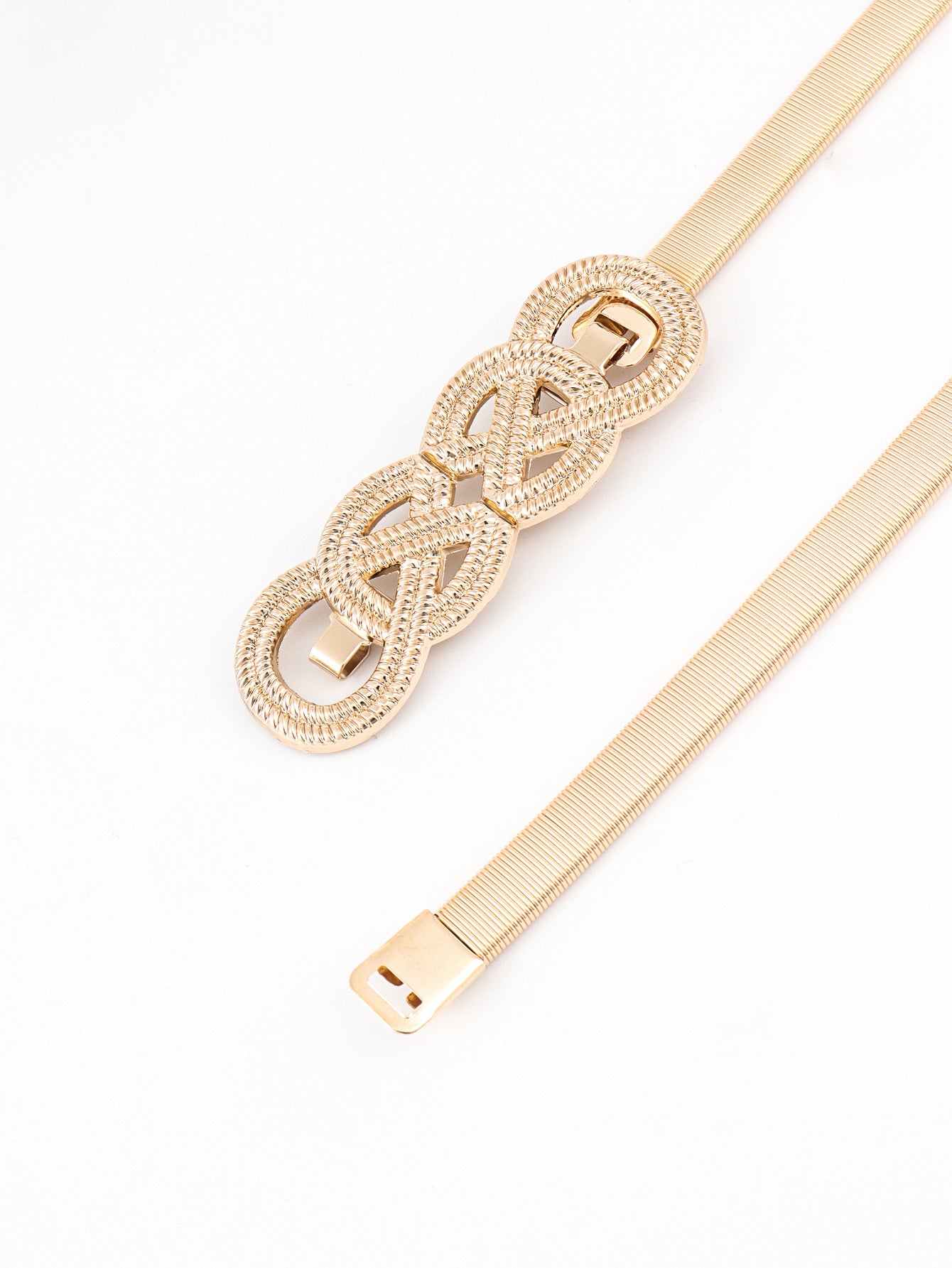 Knot Buckle Metal Belt Carauana Store