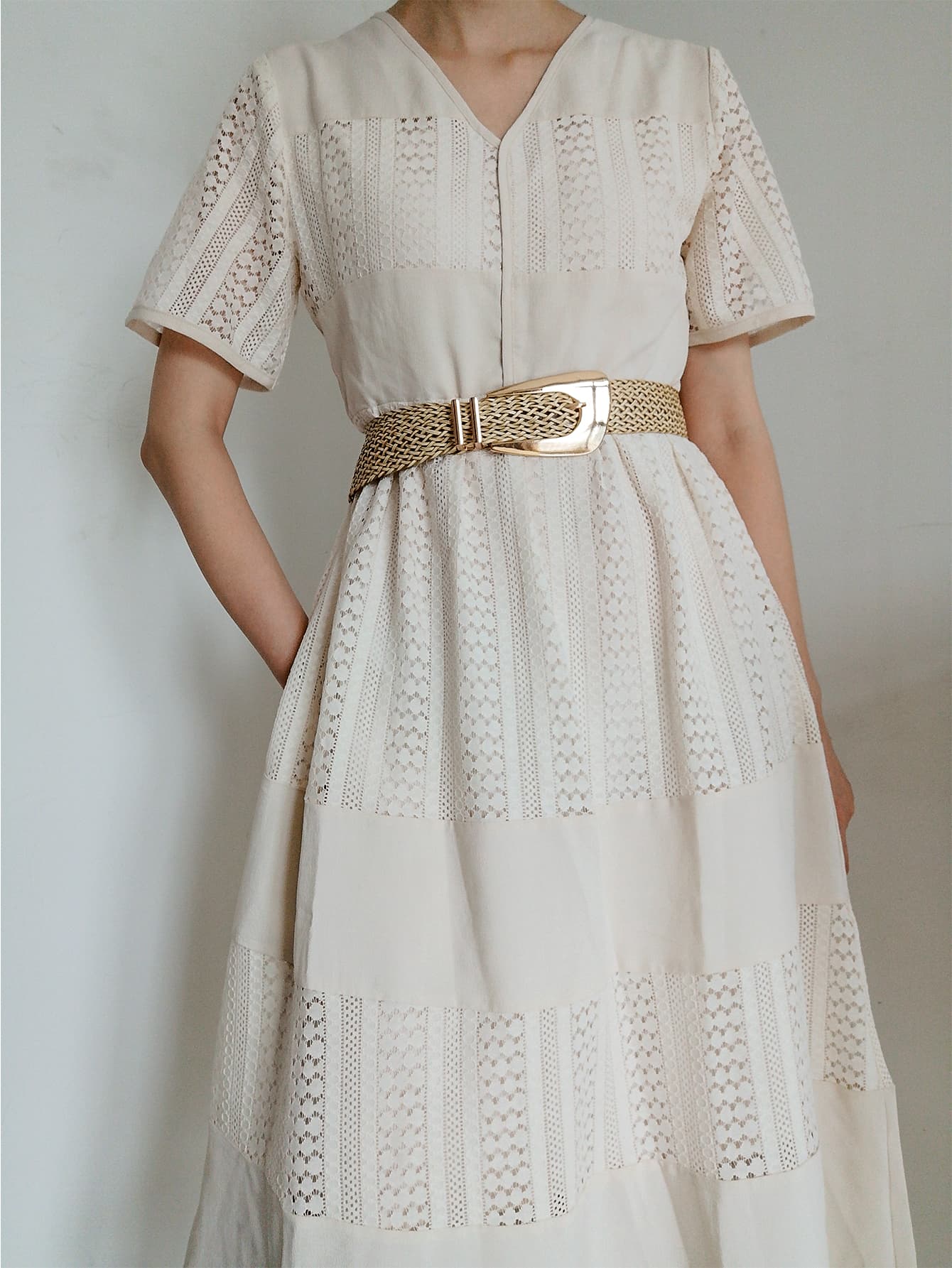 Irregular Buckle Braid Belt Carauana Store