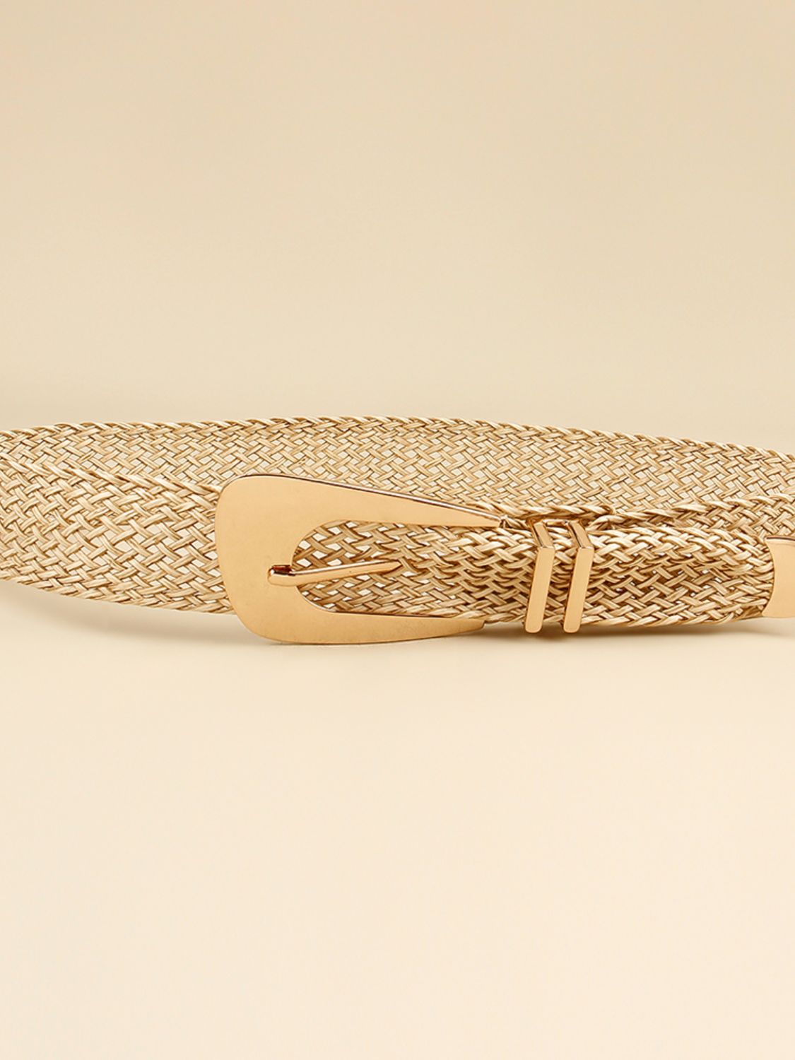 Irregular Buckle Braid Belt Carauana Store