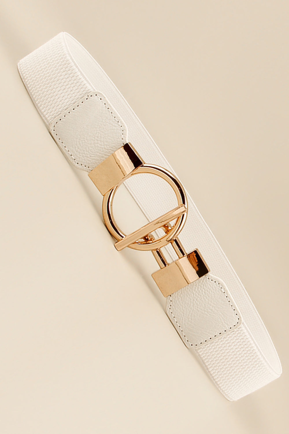 Circle Shape Buckle Zinc Alloy Buckle PU Leather Belt Carauana Store