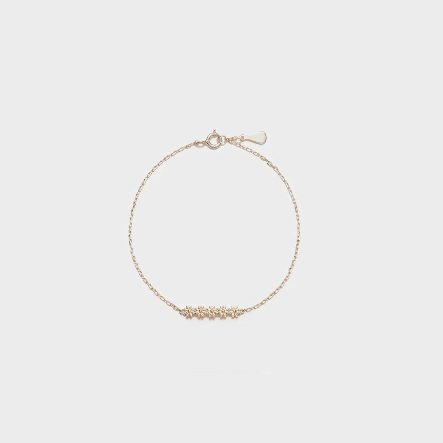 Daisy Shape Spring Ring Closure Bracelet Carauana Store