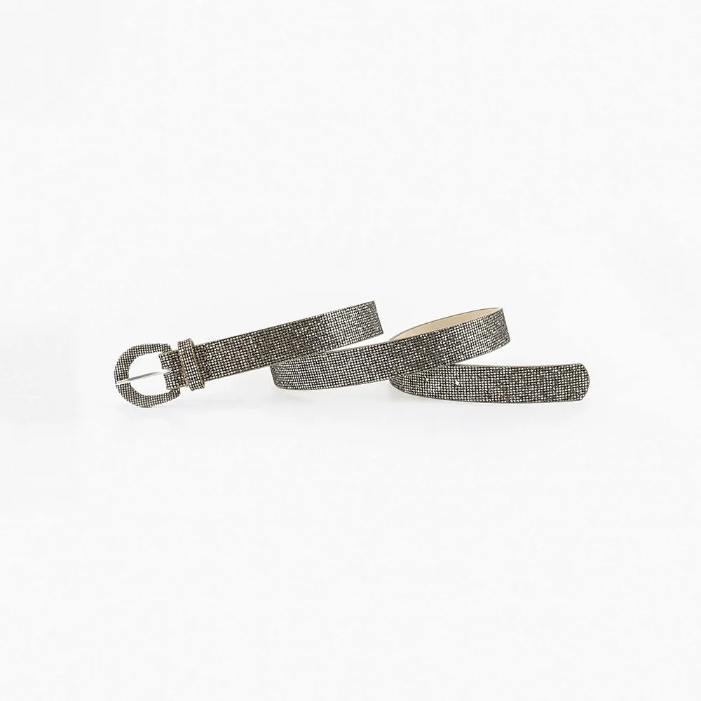 Sequin PU Leather Belt Carauana Store