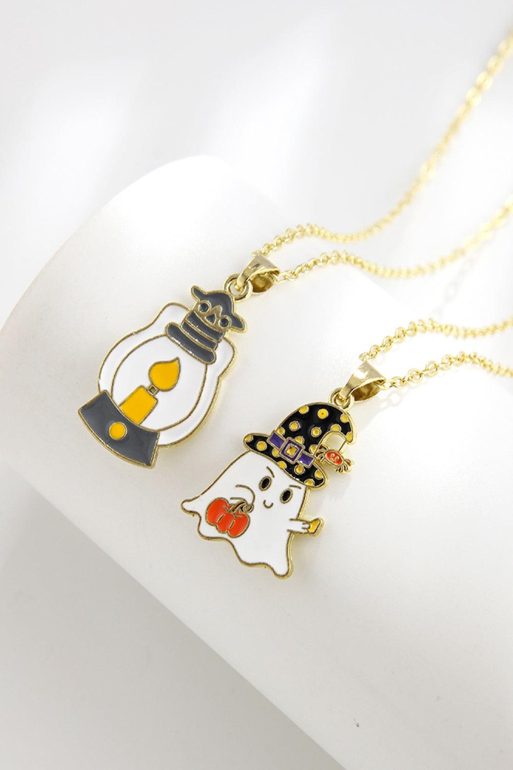 Two-Piece Halloween Theme Necklace Set Carauana Store