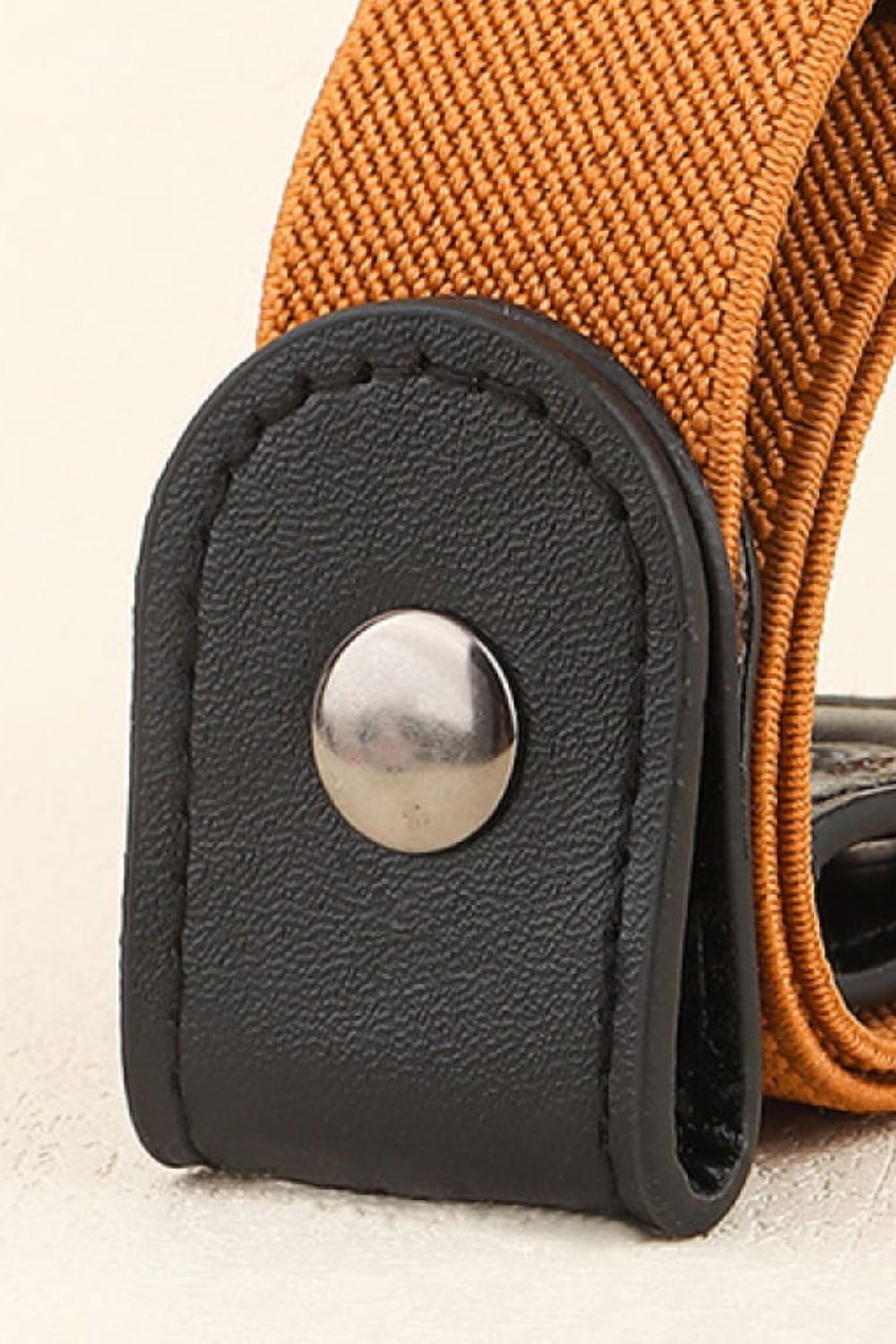 PU Elastic Snap Closure Belt Carauana Store