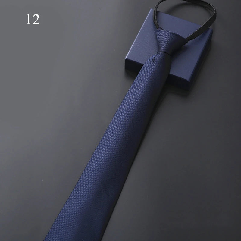 Blue necktie on a gray background