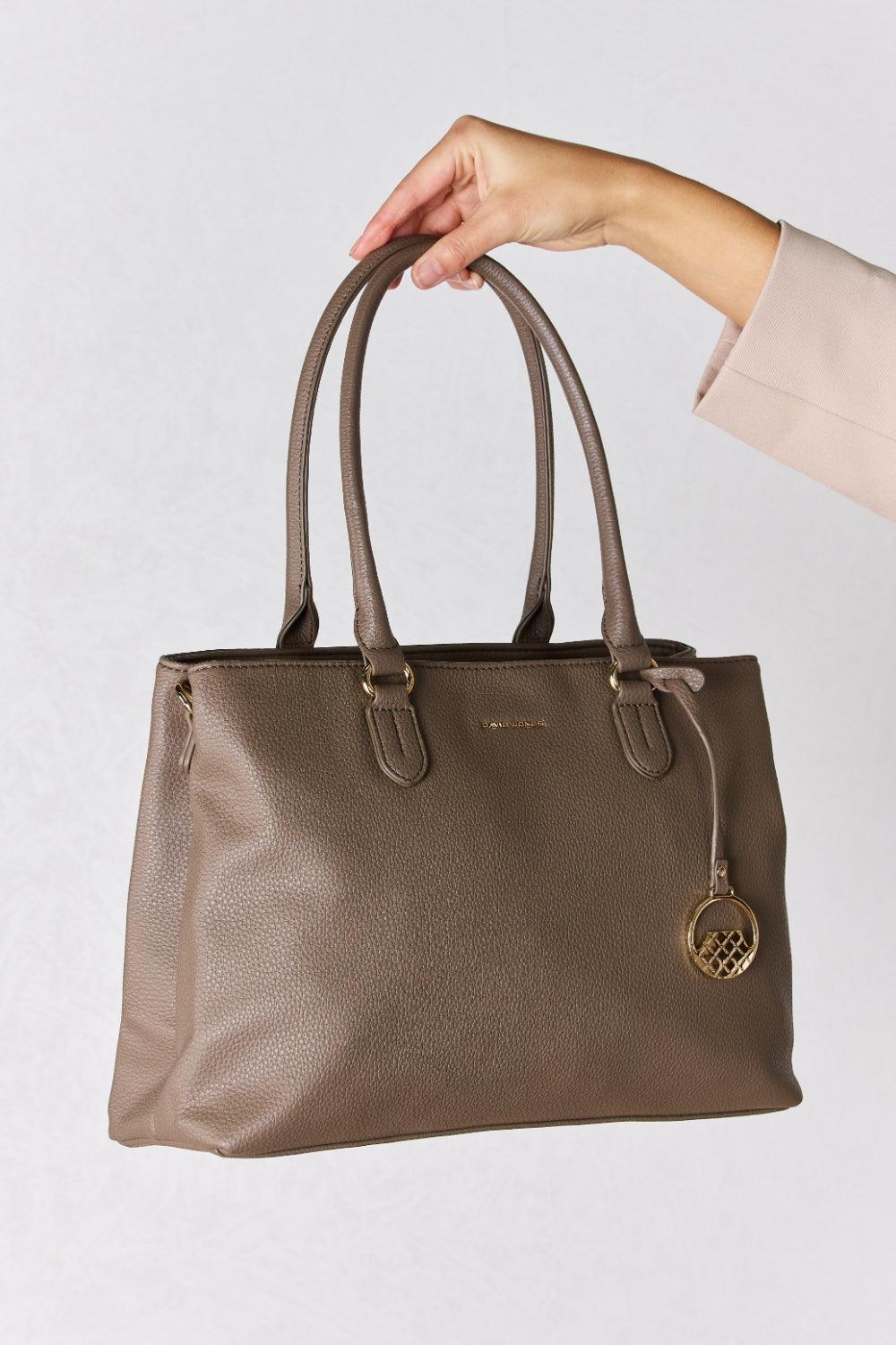 David Jones Structured Leather Handbag Carauana Store