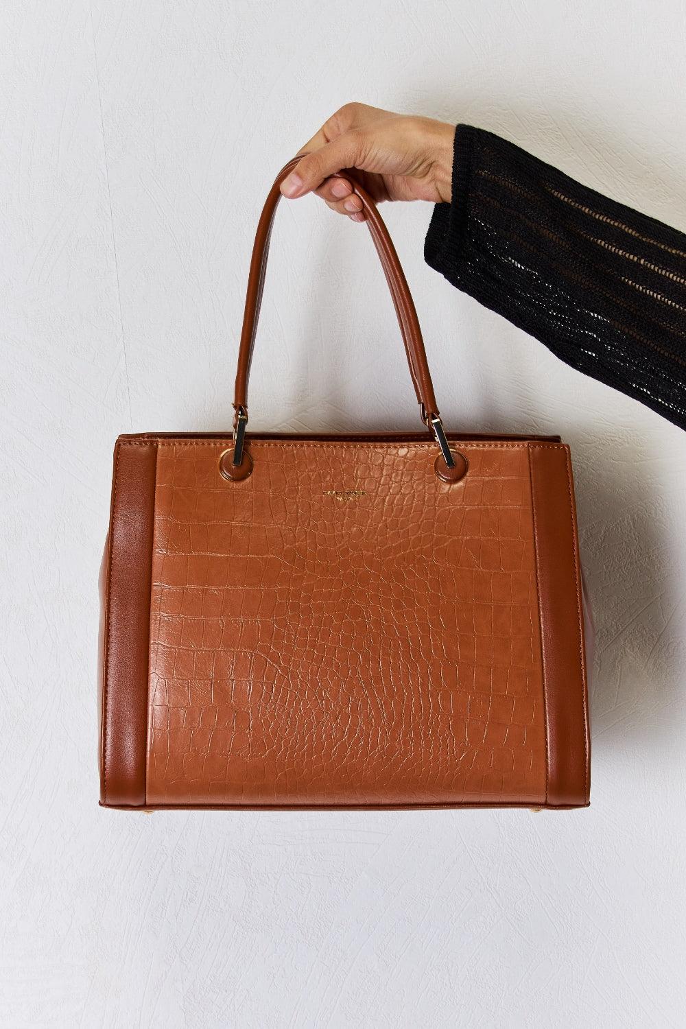 David Jones Texture PU Leather Handbag Carauana Store