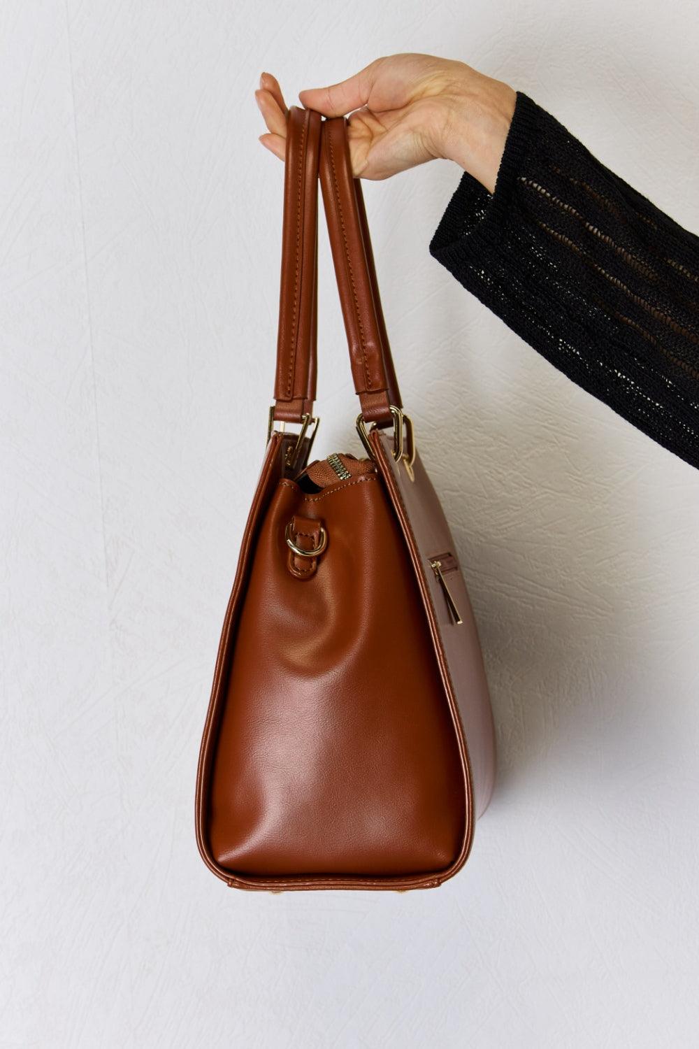 David Jones Texture PU Leather Handbag Carauana Store