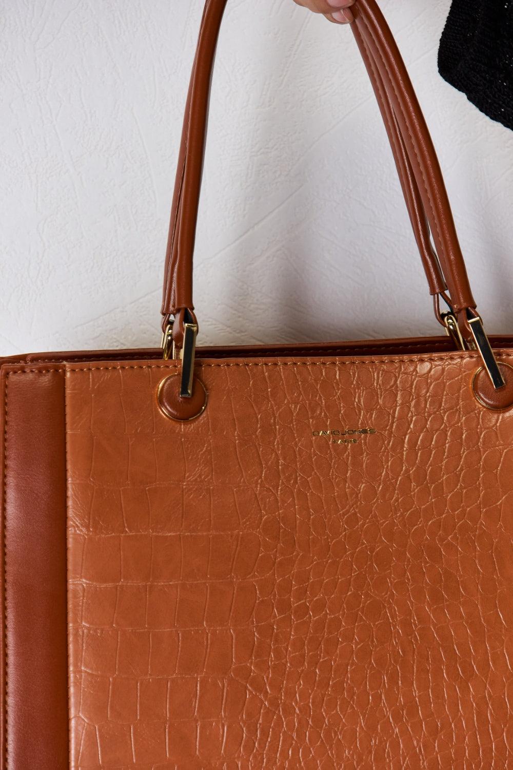 David Jones Texture PU Leather Handbag Carauana Store