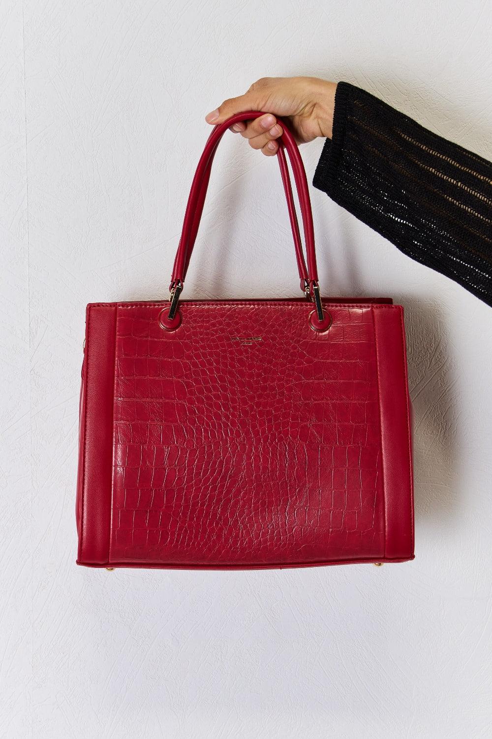 David Jones Texture PU Leather Handbag Carauana Store