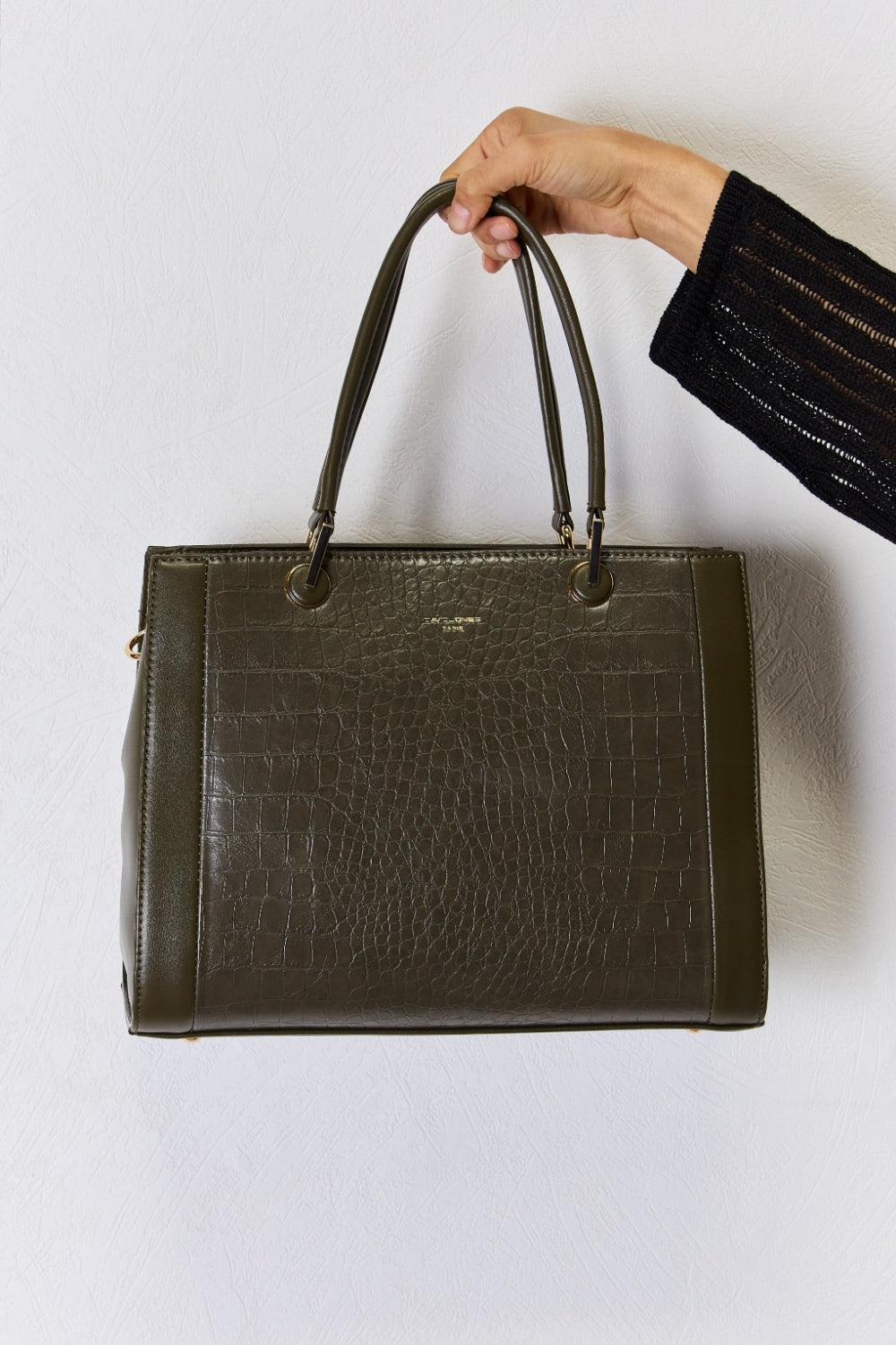 David Jones Texture PU Leather Handbag Carauana Store
