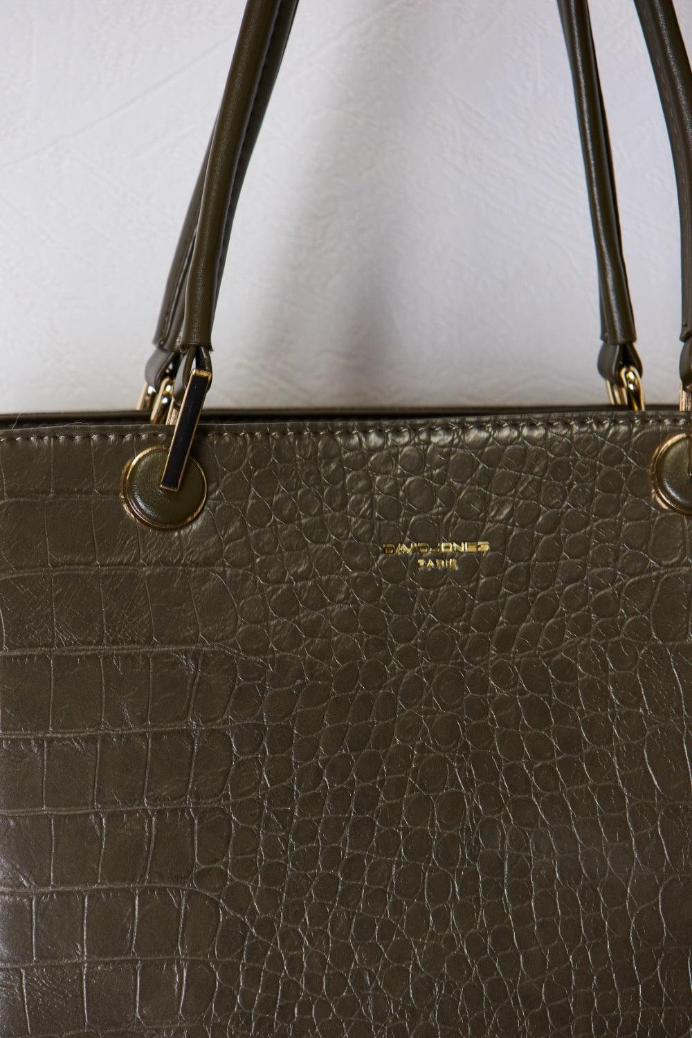 David Jones Texture PU Leather Handbag Carauana Store
