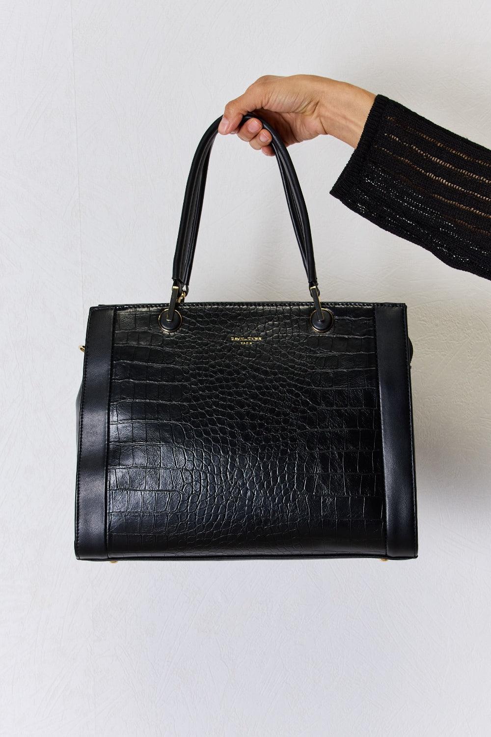 David Jones Texture PU Leather Handbag Carauana Store
