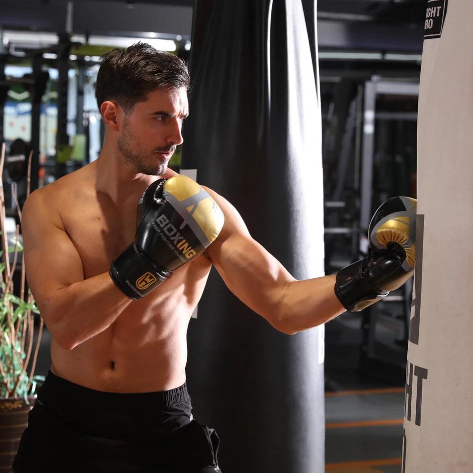 Ride Force Kick Boxing Gloves Men Women PU Karate Muay Thai Guantes De Boxeo Free Fight MMA Sanda Training Adults Kids Equipment Carauana Store