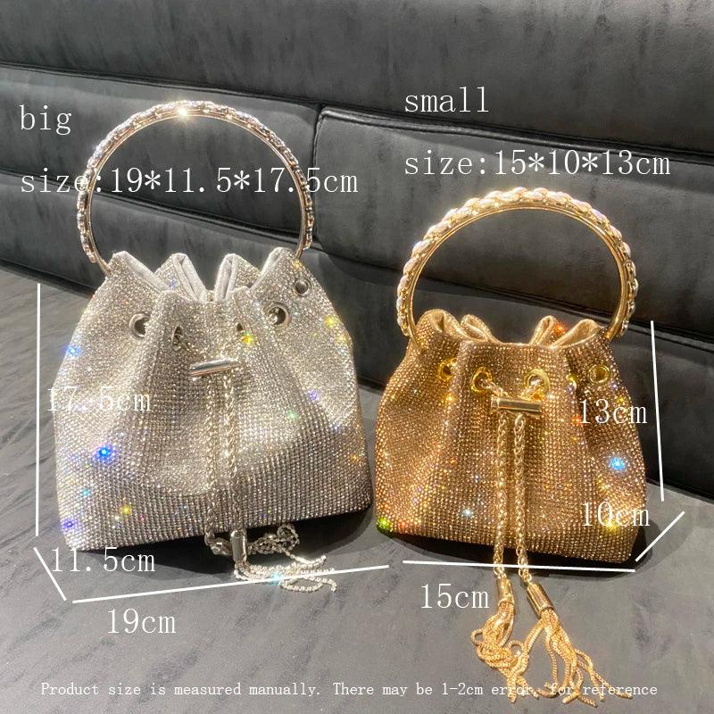 Luxury Designer Crystal Rhinestone Shoulder Bag - Evening Banquet Bag Carauana Store