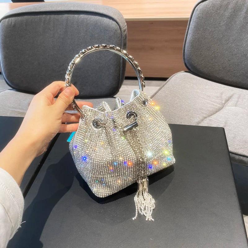 Luxury Designer Crystal Rhinestone Shoulder Bag - Evening Banquet Bag Carauana Store