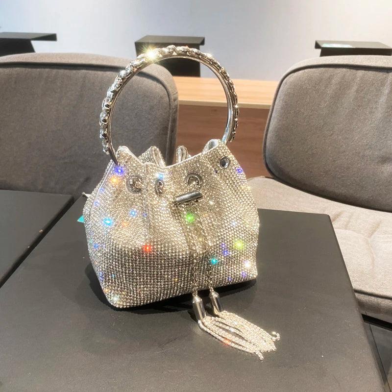 Luxury Designer Crystal Rhinestone Shoulder Bag - Evening Banquet Bag Carauana Store
