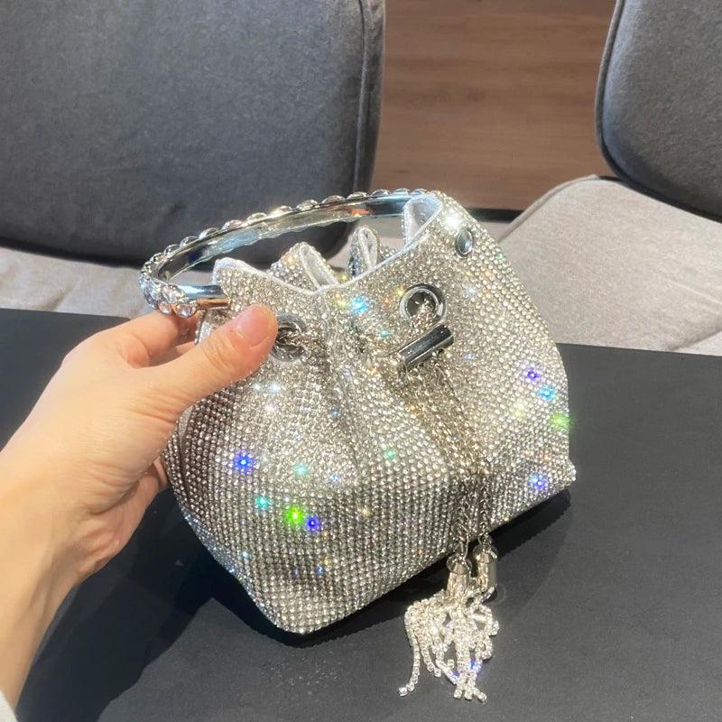 Luxury Designer Crystal Rhinestone Shoulder Bag - Evening Banquet Bag Carauana Store