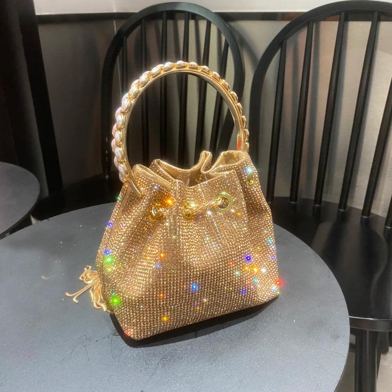 Luxury Designer Crystal Rhinestone Shoulder Bag - Evening Banquet Bag Carauana Store