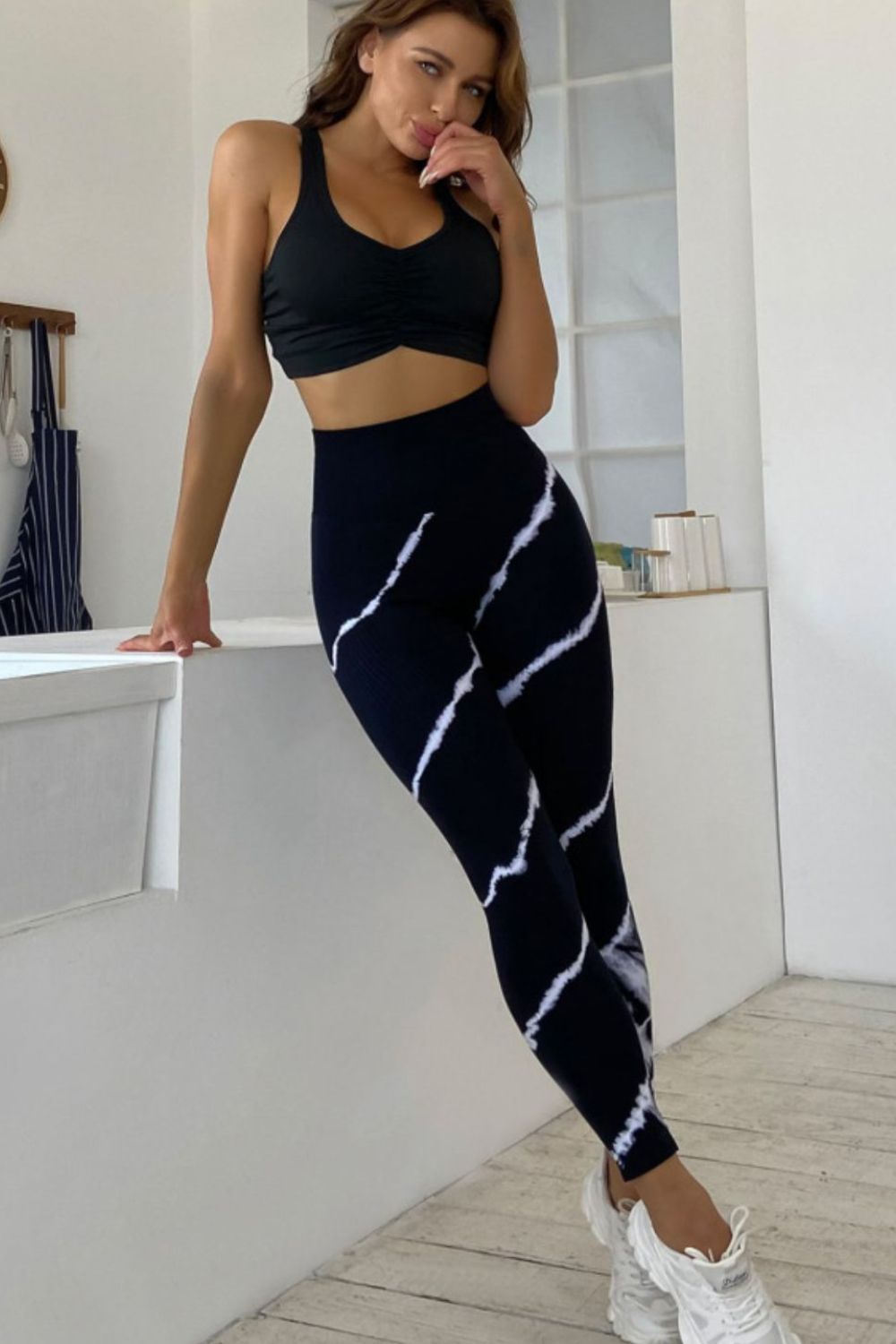 Slim Fit High Waist Long Active Pants Carauana Store
