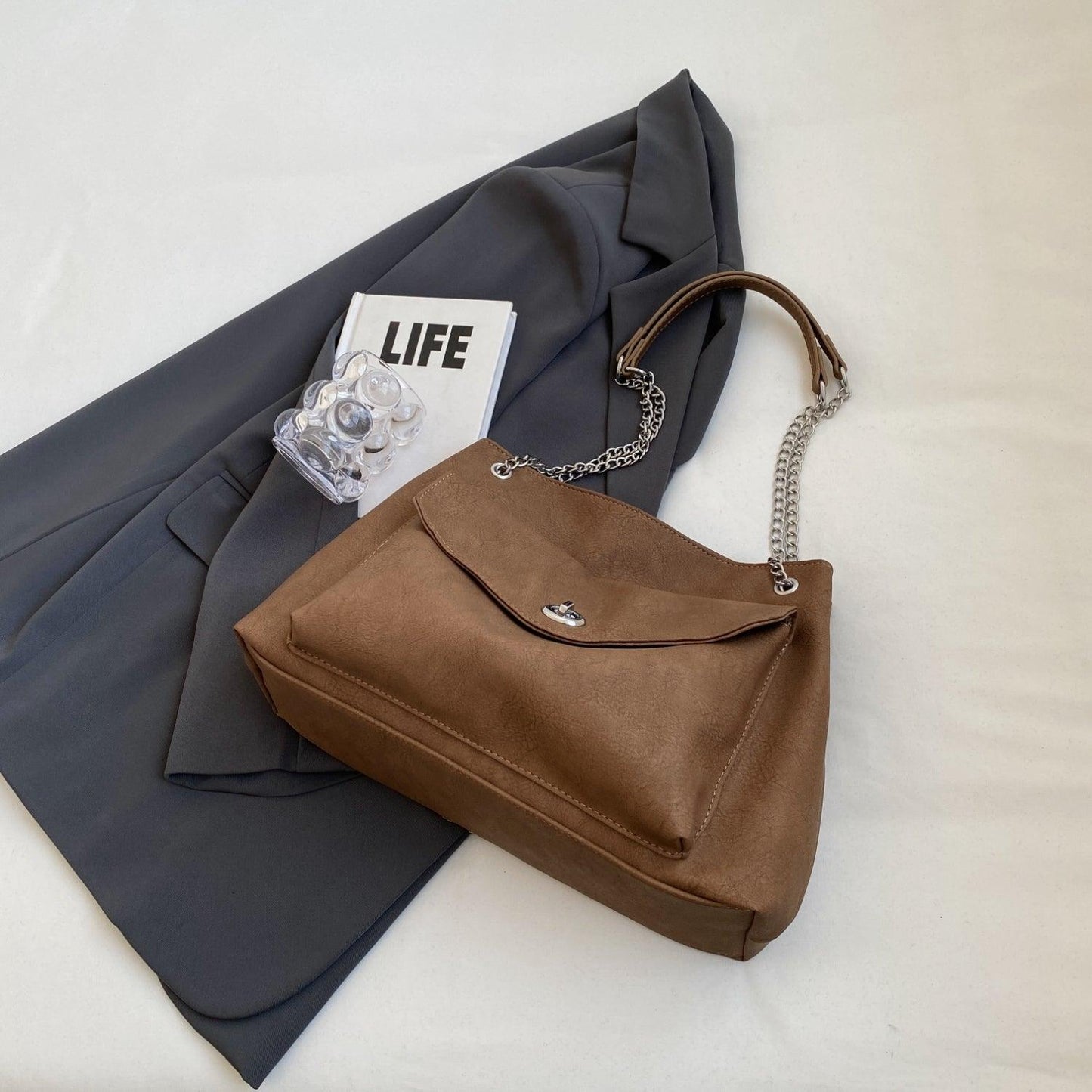 PU Leather Shoulder Bag Carauana Store