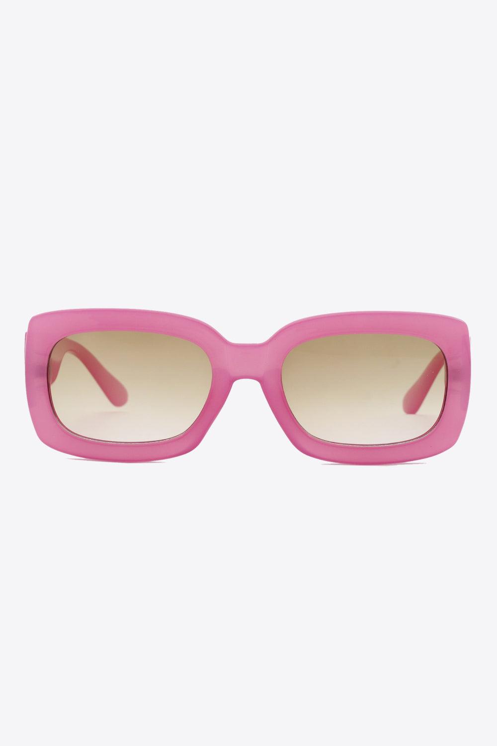 Polycarbonate Frame Rectangle Sunglasses Carauana Store