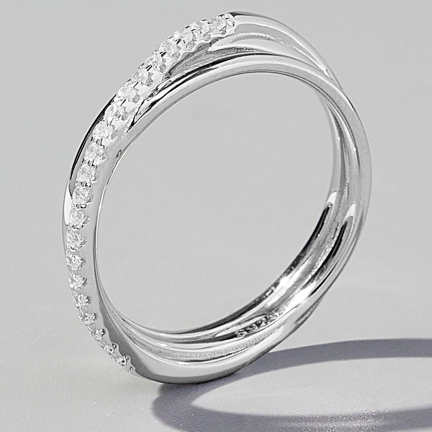 Inlaid Zircon 925 Sterling Silver Ring Carauana Store