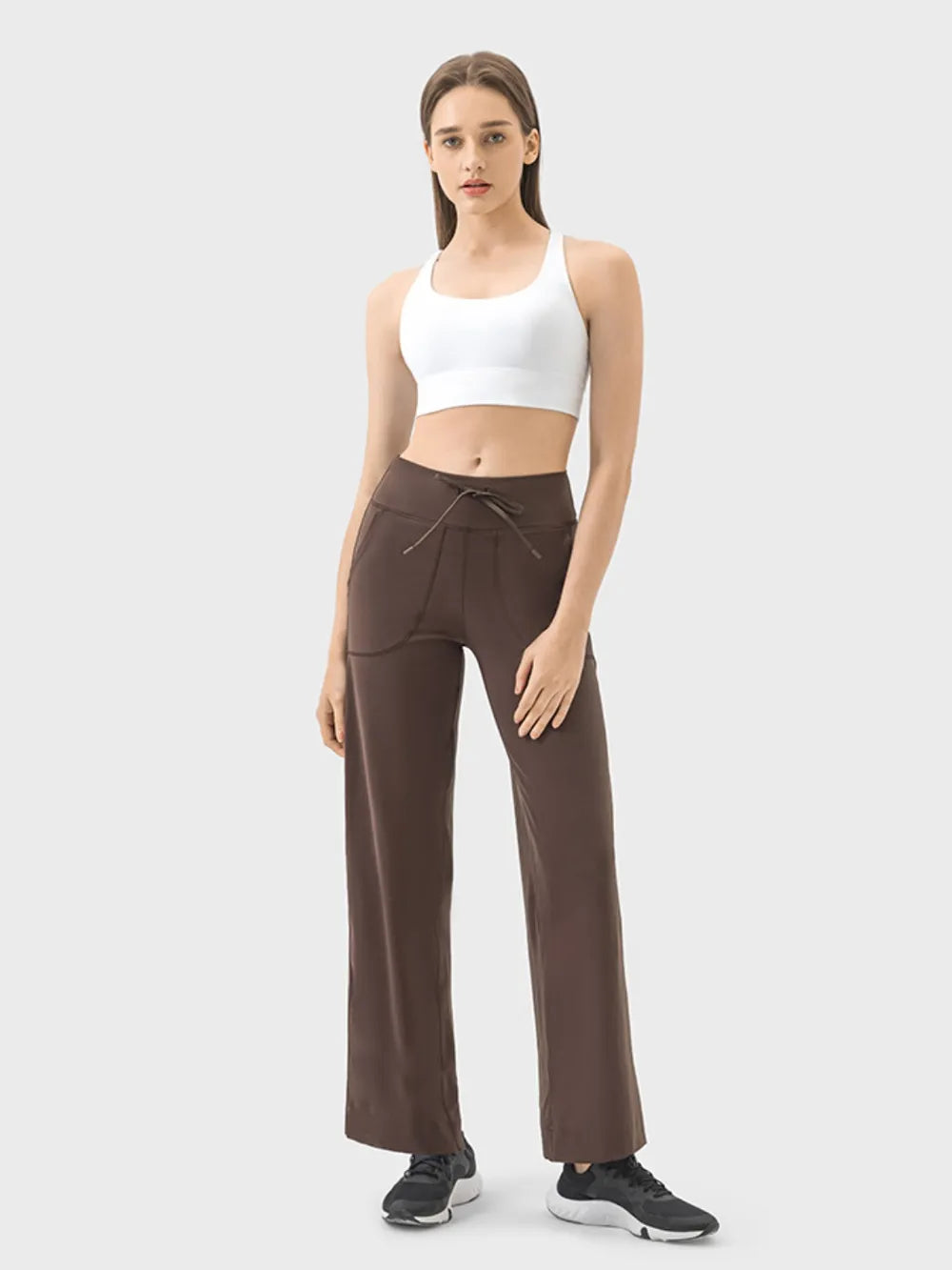 Millennia Drawstring Active Pants with Pockets Carauana Store