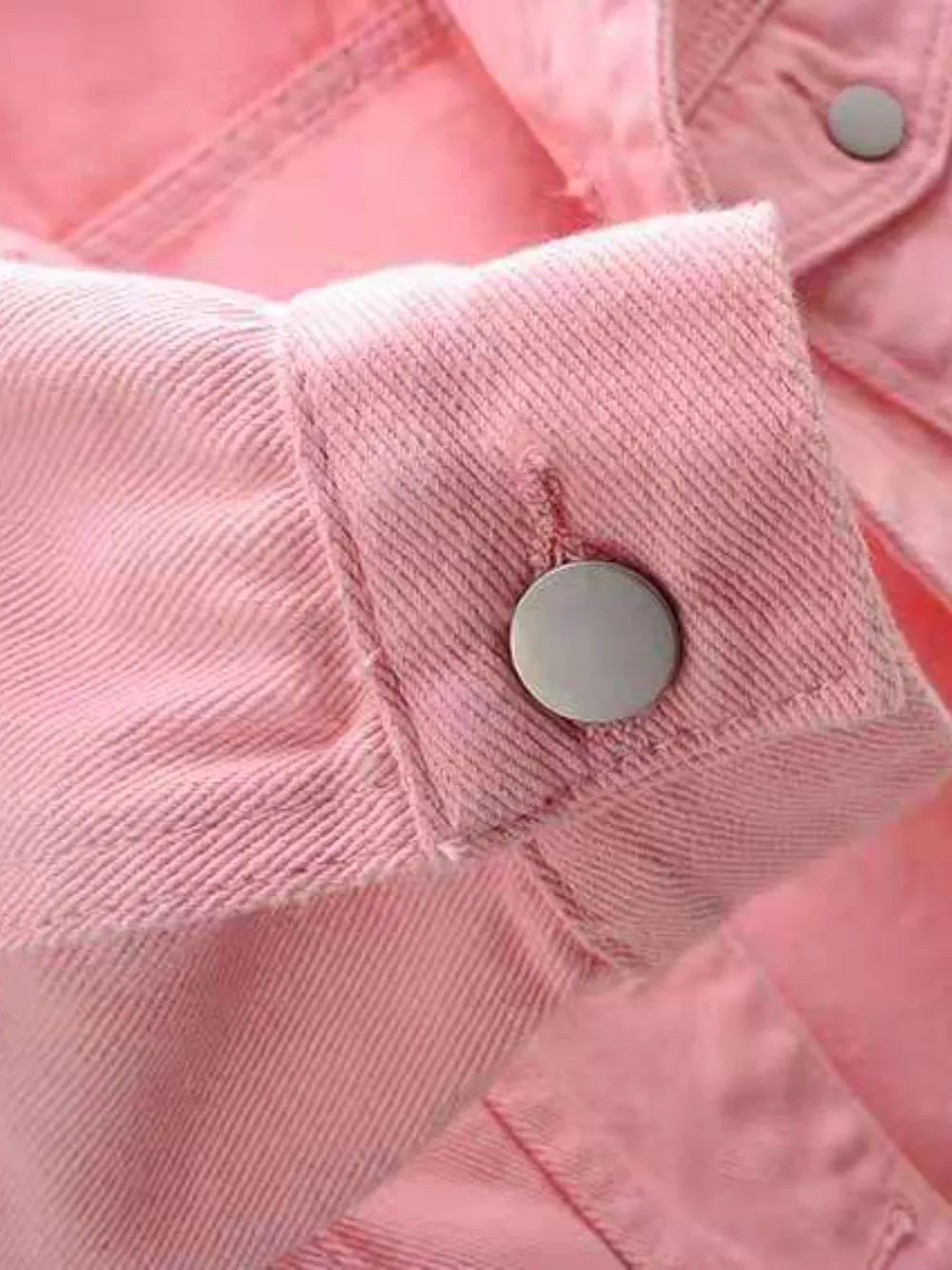 Full Size Cropped Denim Jacket Plus Size Carauana Store