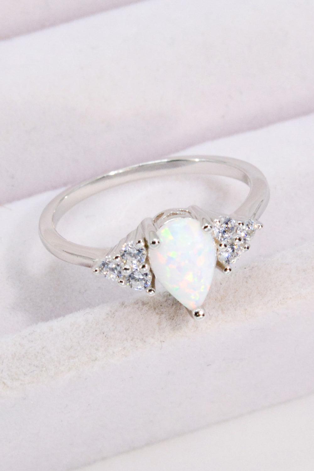 Limitless Love Opal and Zircon Ring Carauana Store