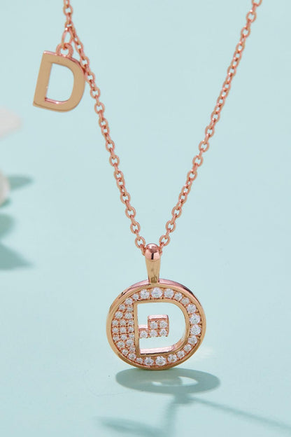 Moissanite A to J Pendant Necklace Carauana Store