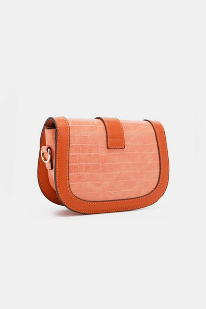 Nicole Lee USA Croc Embossed Crossbody Bag Carauana Store