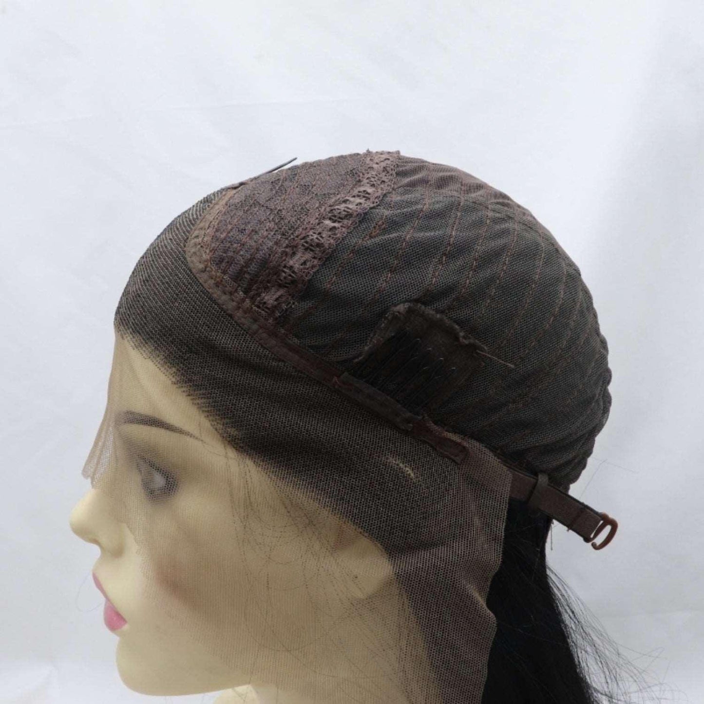 13*3" Lace Front Wigs Synthetic Mid-length Straight 12" 130% Density Carauana Store