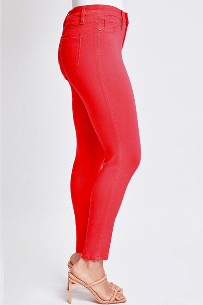 YMI Jeanswear Full Size Hyperstretch Mid-Rise Skinny Jeans Carauana Store
