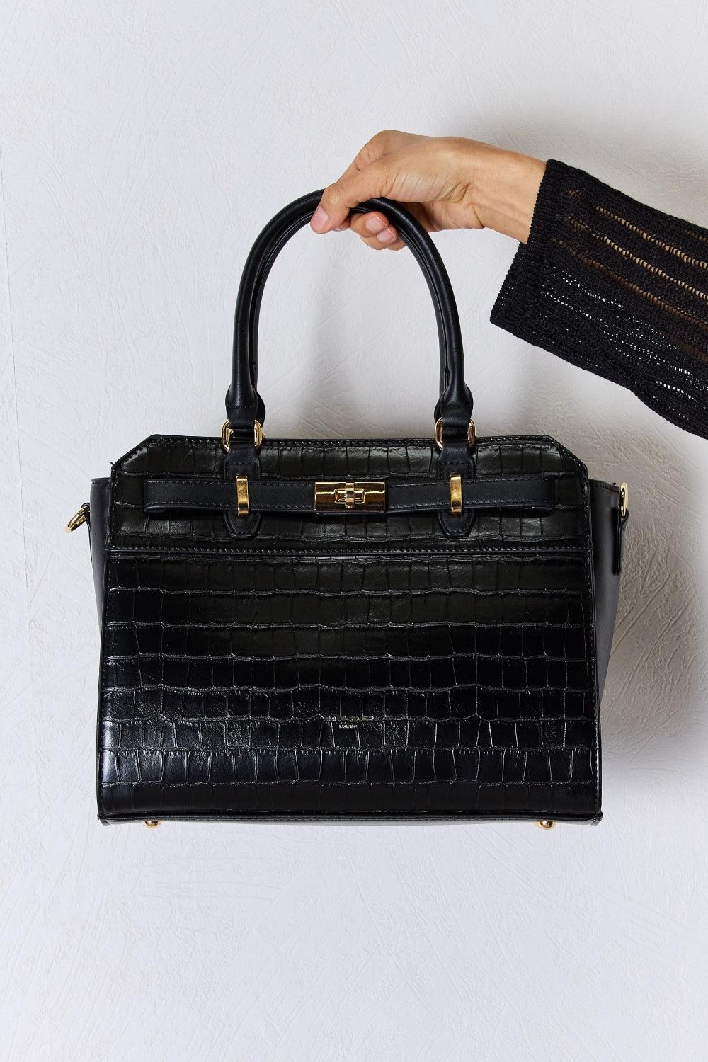 David Jones Texture PU Leather Handbag Carauana Store