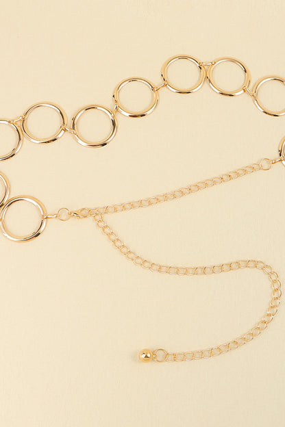 Circle Ring Chain Belt Carauana Store